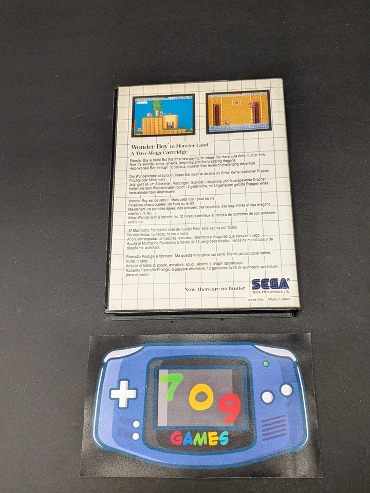 Wonder Boy in Monster Land (Sega Master System) IN BOX BOXED - Image 2 of 3
