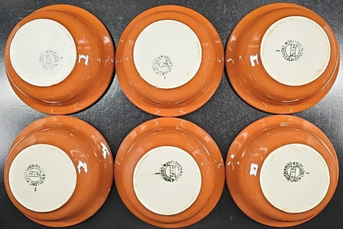 6 Shenango China Brown Pudding Bowls Set Vintage Restaurant Ware Bake Dishes Lot - Picture 15 of 24