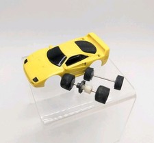 TYCO YELLOW FERRARI F40 HO SLOT CAR