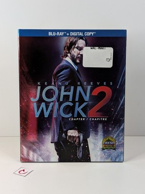 John Wick: Chapter 2 (Blu Ray 2017) Keanu Reeves w/ Slipcover