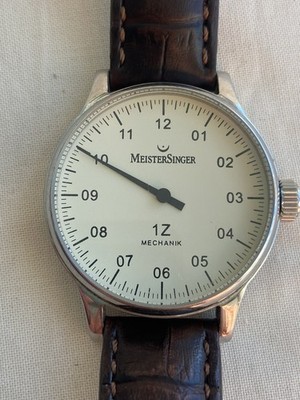 Meistersinger Armbanduhr 1Z Mechanik Herren Uhr