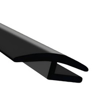 Windshield Cowl Rubber Seal Strip, 1.7M/5.6Ft Car Front Sunroof Seal, H-Shape
