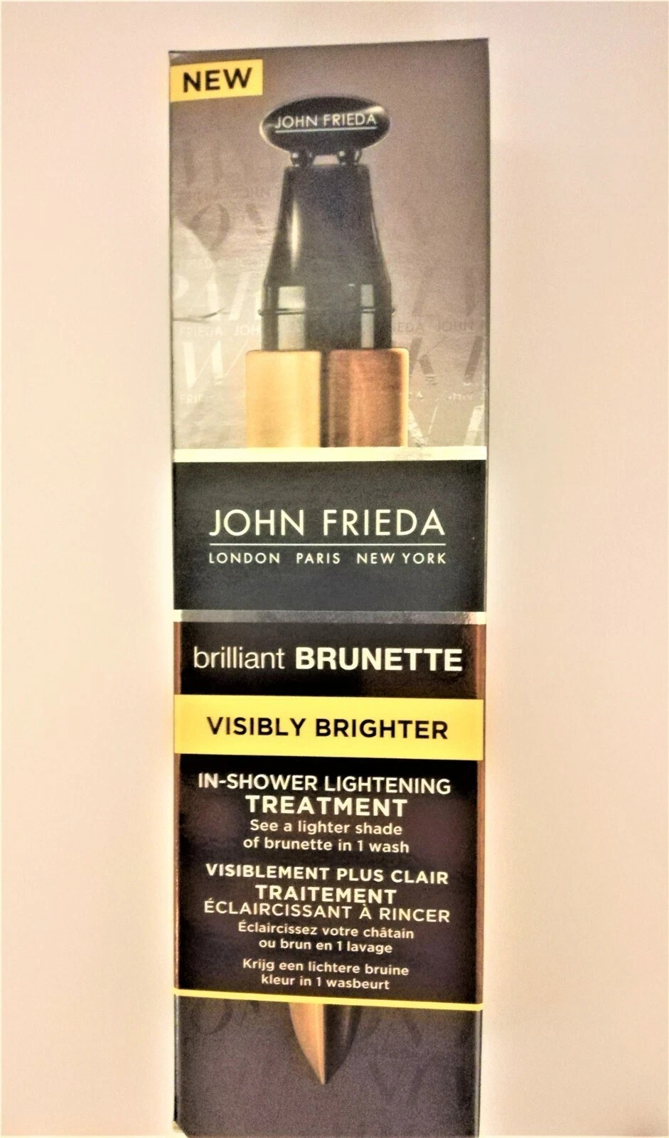 John Frieda Brilliant Brunette Visibly Brighter In-Shower Treatment, 34ml