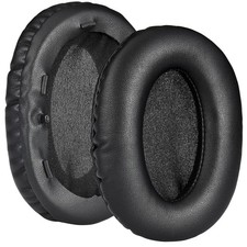 2Pcs Black Ear Pads Cushion For Razer Opus X Wireless Headphones Replace Parts;