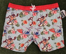 Looney Tunes Bugs Bunny Taz Mens Swim Trunks Size 40