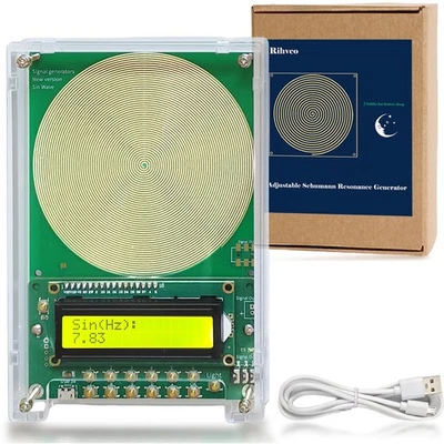 RIHVEO Adjustable Frequency Generator for Healing (0.01Hz-299KHz), 7.83Hz Schumann R...