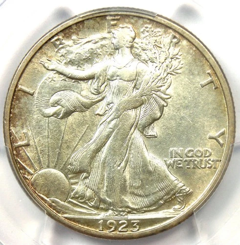 1923-S Walking Liberty Half Dollar 50C - Certified PCGS AU Details - Rare Date!