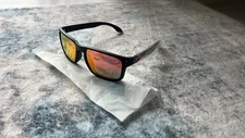 Oakley Holbrook Polarized OO9102-U2 57mm Matte Camo Frame W/ Red Lens Sunglasses