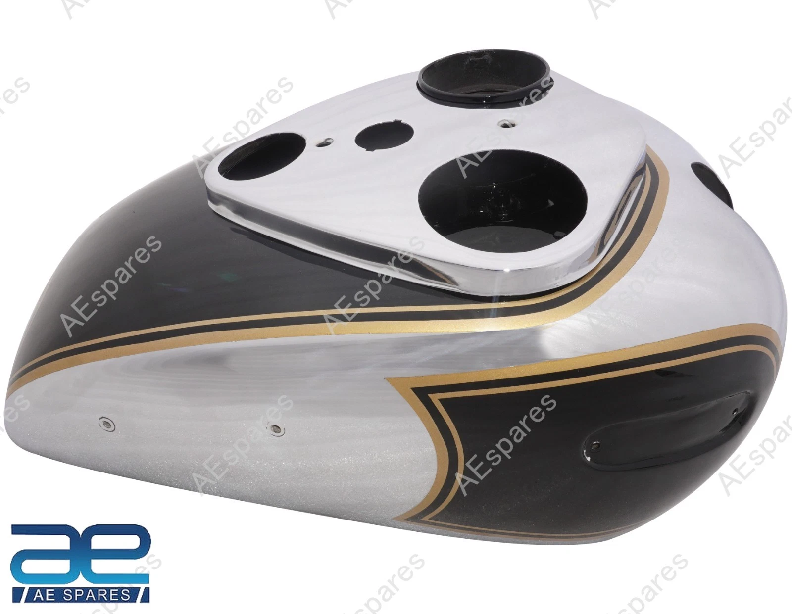 FOR ARIEL PRE WAR 350CC RED HUNTER CHROME AND BLACK PAINTED FUEL PETROL TANK product image