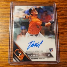  2016 Topps Chrome Rookie Autographs #RADA Dariel Alvarez Baltimore Orioles