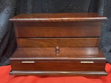Bombay Company Organizador de Escritorio de Madera - Sobre, Sello, Caja de Plumas 10”x5.5”x5.25”