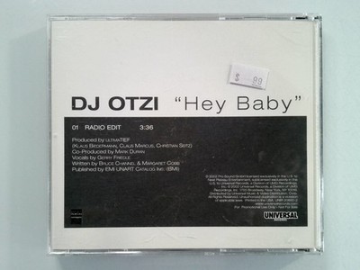 DJ Otzi - Hey Baby CD 2002 Promo Single Dance Universal Records