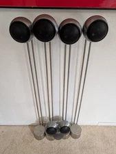 Orb Audio 5.1 (minus the .1) Mod 1 Sphere Speakers With Stands