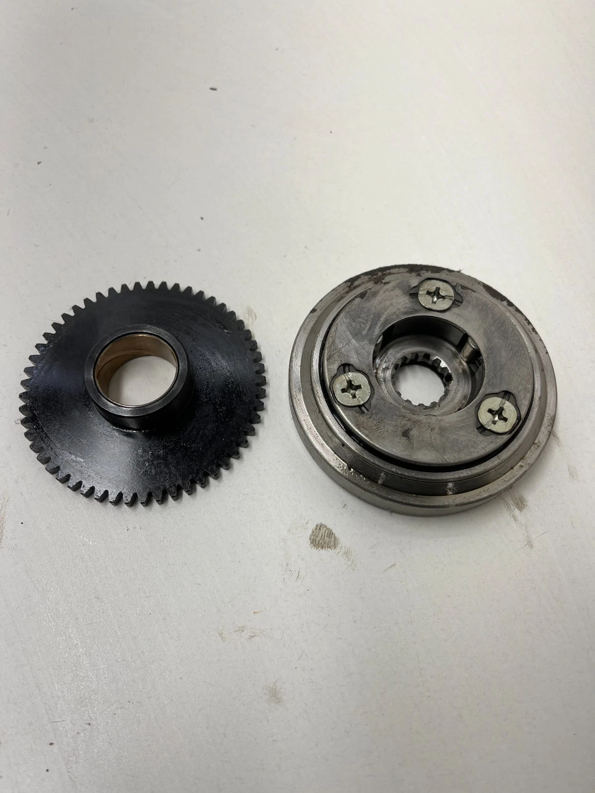 86 1986 Yamaha badger 80 Yfm80 OEM Start Starter Gear One Way Clutch Bearing