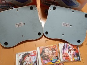 Capcom vs SNK Dreamcast Set with 2 Sticks - Tested, Includes Multiple Games