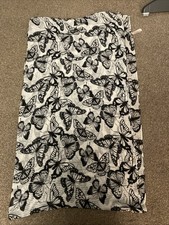 Butterfly Scarf Shawl Large Black And Grey From Atmosphere