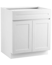 White Shaker Base Cabinet 36x24x34.5in