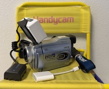 Sony Handycam DCR-TRV38 Mini DV Tapeless Powerplay W/Nightshot TESTED WORKING