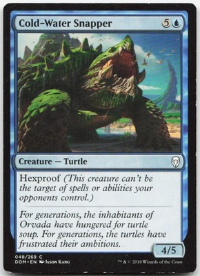 Cold-Water Snapper 48 Common Dominaria Moderately Played