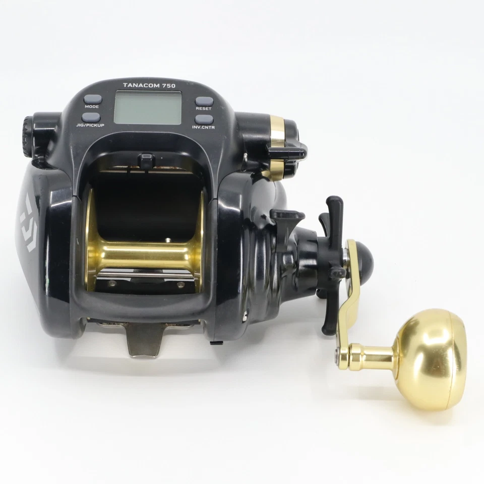 Carrete eléctrico de jigging automático Daiwa TANACOM 750 con manual en inglés y cable JAPÓN Foto 4 de 4