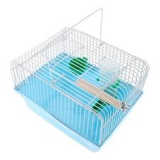Portable Bird Parakeet Carrier Cage Small Parrot Travel With Water Dispenser