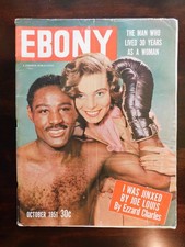 EBONY Magazine 1951 Ezzard Charles Cover Dizszy Gillespie Josephine Baker MORE!