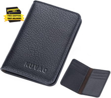 Slim Thin Credit Card Holder,Soft and Delicate PU Leather,Minimalist Wallet for