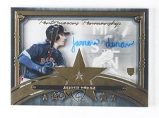 2022 Topps Five Star Pentamerous Penmanship Blue 1/15 Jarren Duran Auto 1v3