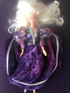 purple dress barbie
