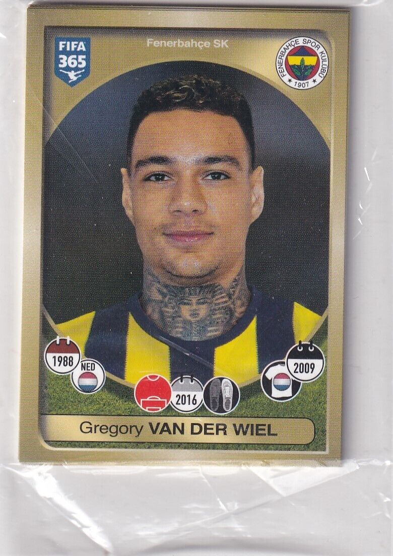 Panini Fifa 365 2017 Sticker No. 400 Gregory Van Der Wiel