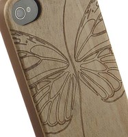 Limited Luxury Natural Wood Case With Carved Butterfly For Apple Iphone 4s 4 on sale Limited Luxury Natural Wood Case With Carved Butterfly For Apple Iphone 4s 4 on sale