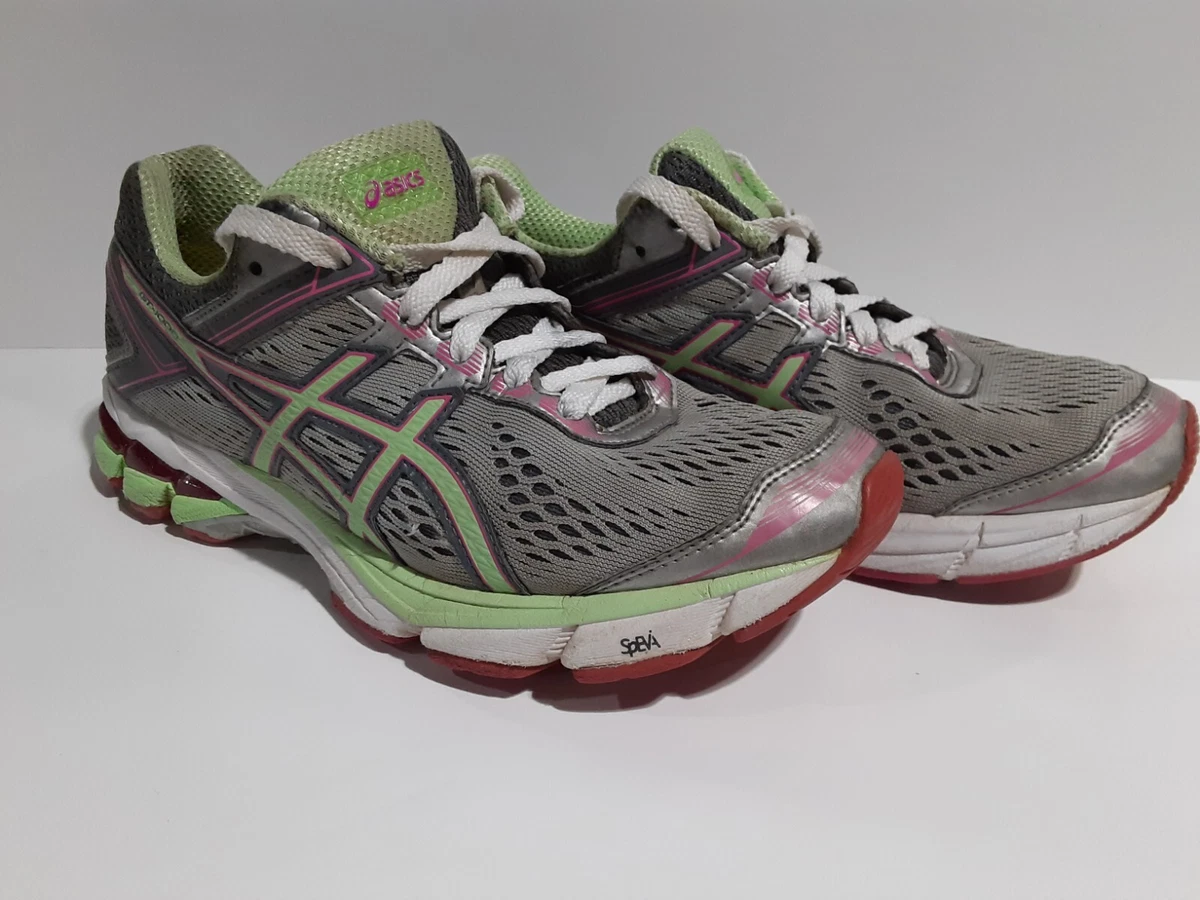 Asics Gel GT 1000 Running Shoes Pink Gray Volt T5A8N Women s 7.5 EUR 39 F82031 eBay