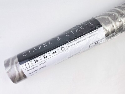 Clarke & Clarke Fuji Taupe Wallpaper Roll W0082/08