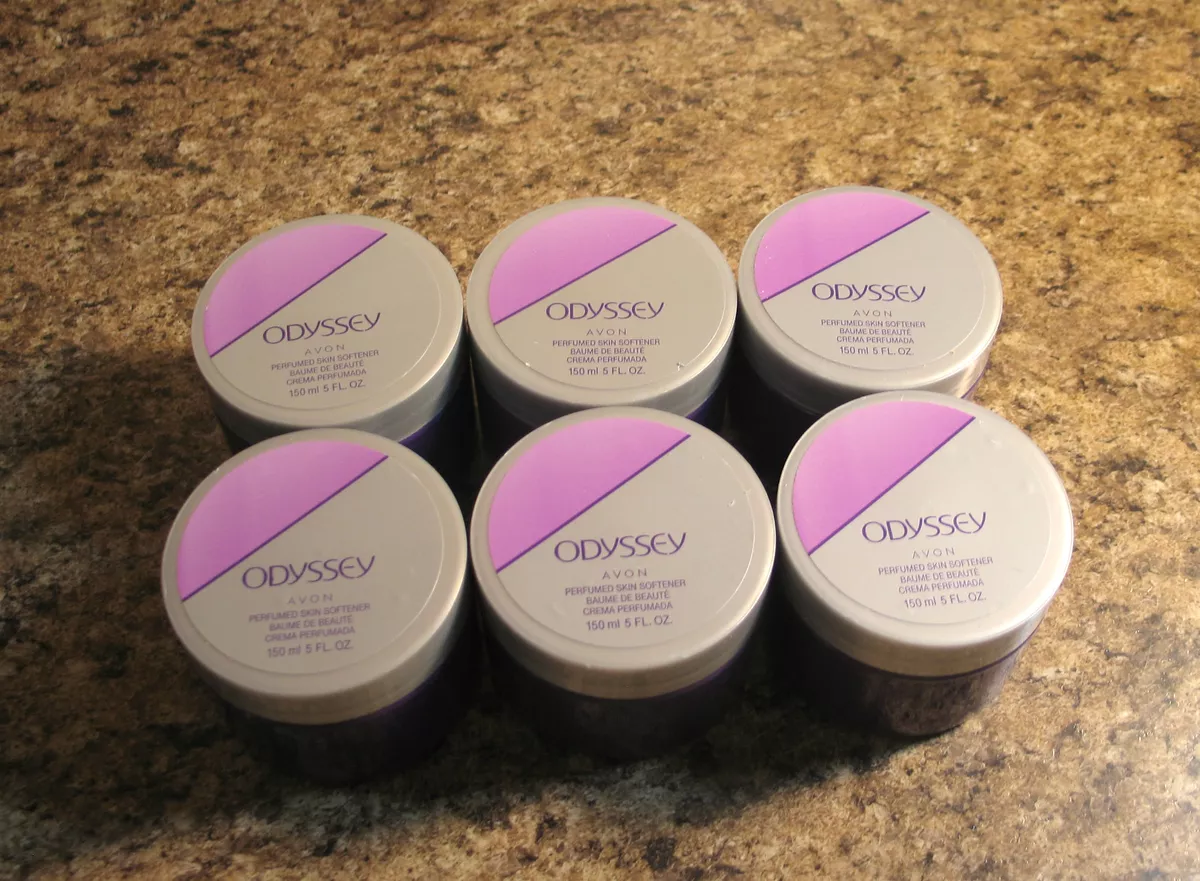 Avon ODYSSEY 6 Perfumed Skin Softener Lotion Lot of 6 Full Size