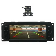 6.8in Radio Multimedia Player BT Mirror Link Cam Fit For Jeep Wrangler 2003-2006