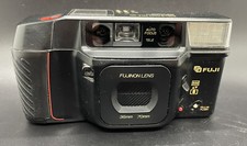Fuji DL-400 Tele 35mm-70mm 35MM Film Camera Fujinon Lens Flash UNTESTED w/case