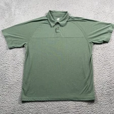 Eastern Mountain Sports Polo Shirt Men's XL Wool Polyester Blend Outdoors Hiking