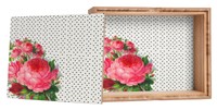 East Urban Home Allyson Johnson Floral Polka Dot Bamboo Storage Box on sale East Urban Home Allyson Johnson Floral Polka Dot Bamboo Storage Box on sale