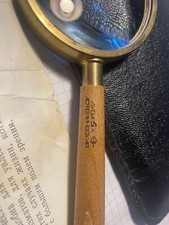 Magnifying Glass Brass w/Wooden USSR