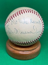 STAN MUSIAL REX BARNEY DUAL SIGNED AUTOGRAPH AUTO BASEBALL PSA/DNA AUTHENTIC