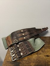 VTG Louis Rochat Sellier St. Jmier Swiss Leather Climbing Safety Belt, RARE