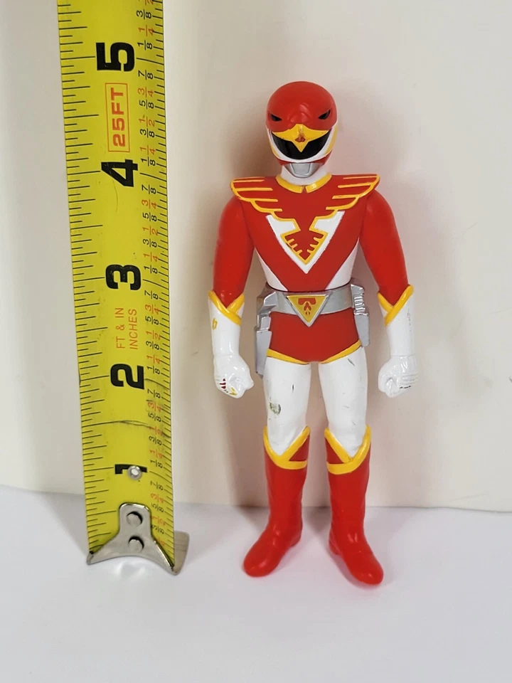 Figura Jetman Red Hawk Choujin Super Sentai 2001 juguete de más de 4" ¡RARO, VENDEDOR DE EE. UU.! Foto 2 de 4