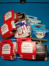 LOT OF 12 BEER 6-PACK CARDBOARD CARTON HOLDERS - Six Pack Carrier Craft Brewery