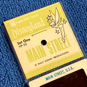 1966-70's Disneyland Park Souvenir "GAF" Color Slide Set "Main Street U.S.A."
