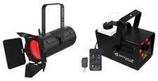 Chauvet DJ EVE F-160ZQ RGBW Fresnel D-Fi LED DMX, Zoom/Spot Light Fog Machine