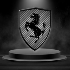 Ferrari Sticker Side Badge Decal Fender Logo Hood Trunk Laptop Smartphone