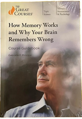 Great Courses How Memory Works and Why Your Brain Remembers Wrong DVDs & Book