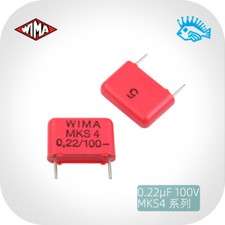 0.22uF 100v MKS4 original German WIMA 224 220nF fever audio Non-polar capacitor