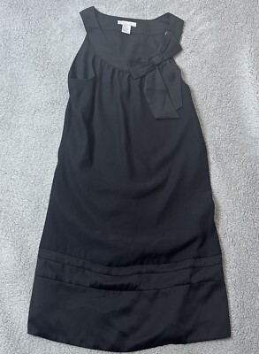 h&m black dress with bow Women's Black Bow-Detail Dress