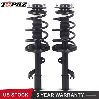 Front Struts w/ Coil Spring Assembly For 2011 2012 2013 2014 Toyota Sienna FWD